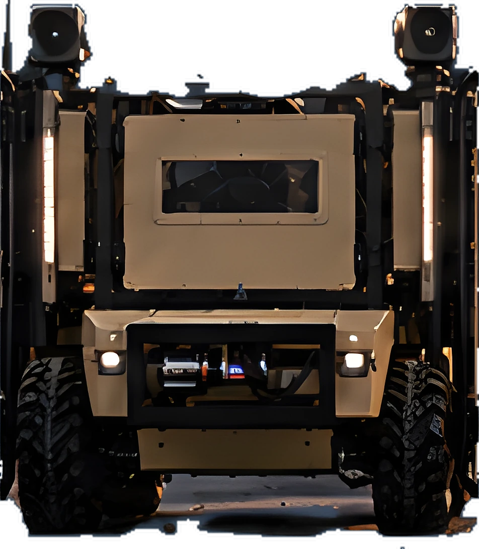 Travel mode, front view